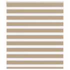 vidaXL Zebra Blind Sand Brown 120x150 cm Fabric Width 115.9 cm Polyester