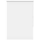 vidaXL Roller Blind Blackout White 115x130 cm Fabric Width 110.7 cm Polyester