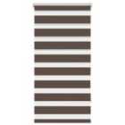 vidaXL Zebra Blind 80 x 150 cm Coffee
