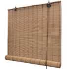 vidaXL Roller Blind Bamboo 80x220 cm Brown
