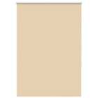 vidaXL Roller Blind Blackout Beige 100x175 cm Fabric Width 95.7 cm Polyester