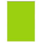 vidaXL Roller Blind Blackout Leaves Green 110x130 cm Fabric Width 105.7 cm Polyester