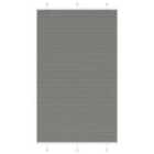 vidaXL Pleated Blind Anthracite 115x200 cm Fabric Width 114.4 cm Polyester