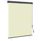 vidaXL Outdoor Roller Blind 140x250 cm Cream