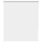vidaXL Roller Blind Blackout White 120x175 cm Fabric Width 116.6 cm Polyester