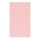 vidaXL Pleated Blind Pink 115x200 cm Fabric Width 114.4 cm Polyester