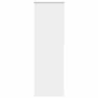 vidaXL Roller Blind Blackout White 85x230 cm Fabric Width 80.7 cm Polyester