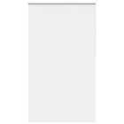 vidaXL Roller Blind Blackout White 120x230 cm Fabric Width 116.6 cm Polyester