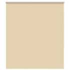 vidaXL Roller Blind Blackout Beige 120x175 cm Fabric Width 116.6 cm Polyester