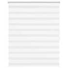 vidaXL Zebra Blind 120 x 175 cm White