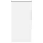 vidaXL Roller Blind Blackout White 80x150 cm Fabric Width 75.7 cm Polyester