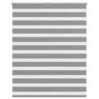 vidaXL Zebra Blind 120 x 175 cm Grey