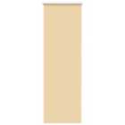 vidaXL Roller Blind Blackout Beige 50x175 cm Fabric Width 45.7 cm Polyester