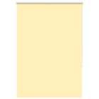 vidaXL Roller Blind Blackout Yellow 100x175 cm Fabric Width 95.7 cm Polyester