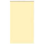 vidaXL Roller Blind Blackout Yellow 120x210 cm Fabric Width 116.6 cm Polyester