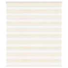 vidaXL Zebra Blind Marble Beige 125x100 cm Fabric Width 120.9 cm Polyester