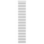 vidaXL Zebra Blind Light Grey 40x200 cm Fabric Width 35.9 cm Polyester