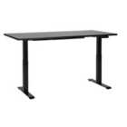 Beliani Electric Adjustable Standing Desk DESTINES Black 160 cm 72 cm