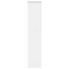 vidaXL Roller Blind Blackout White 40x230 cm Fabric Width 35.7 cm Polyester