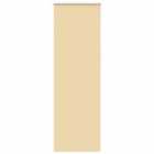 vidaXL Roller Blind Blackout Beige 70x230 cm Fabric Width 65.7 cm Polyester