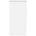 vidaXL Roller Blind Blackout White 65x130 cm Fabric Width 60.7 cm Polyester
