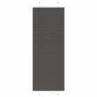 vidaXL Pleated Blind Black 75x200 cm Fabric Width 74.4 cm Polyester
