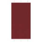 vidaXL Pleated Blind Bordeaux Red 105x200 cm Fabric Width 104.4 cm Polyester