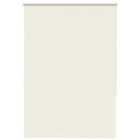 vidaXL Roller Blind Blackout Off White 115x150 cm Fabric Width 110.7 cm Polyester