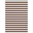 vidaXL Zebra Blind Brown 155x230 cm Fabric Width 150.9 cm Polyester