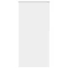 vidaXL Roller Blind Blackout White 95x210 cm Fabric Width 90.7 cm Polyester