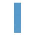 vidaXL Pleated Blind Blue 40x200 cm Fabric Width 39.4 cm Polyester
