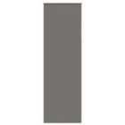 vidaXL Roller Blind Blackout Grey 65x210 cm Fabric Width 60.7 cm Polyester