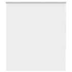 vidaXL Roller Blind Blackout White 140x150 cm Fabric Width 136.6 cm Polyester