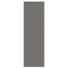 vidaXL Roller Blind Blackout Grey 85x210 cm Fabric Width 80.7 cm Polyester