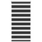 vidaXL Zebra Blind 60 x 120 cm Black