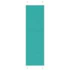 vidaXL Pleated Blind Petrol Green 55x200 cm Fabric Width 54.4 cm Polyester