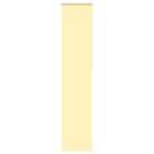 vidaXL Roller Blind Blackout Yellow 40x230 cm Fabric Width 35.7 cm Polyester