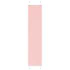 vidaXL Pleated Blind Pink 45x200 cm Fabric Width 44.4 cm Polyester