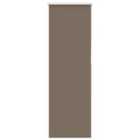 vidaXL Roller Blind Blackout Coffee 40x150 cm Fabric Width 35.7 cm Polyester
