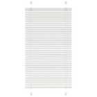 vidaXL Pleated Blind White 70x100 cm Fabric Width 69.4 cm Polyester