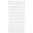 vidaXL Zebra Blind White 90x150 cm Fabric Width 85.9 cm Polyester