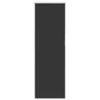 vidaXL Roller Blind Blackout Black 40x130 cm Fabric Width 35.7 cm Polyester