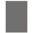 vidaXL Roller Blind Blackout Grey 95x130 cm Fabric Width 90.7 cm Polyester