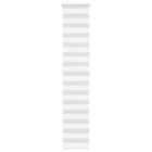 vidaXL Zebra Blind White 45x200 cm Fabric Width 40.9 cm Polyester