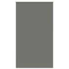vidaXL Roller Blind Blackout Grey 135x210 cm Fabric Width 131.6 cm Polyester