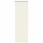 vidaXL Roller Blind Blackout Off White 55x150 cm Fabric Width 50.7 cm Polyester