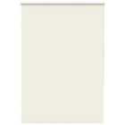 vidaXL Roller Blind Blackout Off White 90x175 cm Fabric Width 85.7 cm Polyester