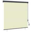 vidaXL Outdoor Roller Blind 160x250 cm Cream