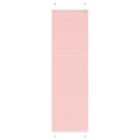 vidaXL Pleated Blind Pink 55x200 cm Fabric Width 54.4 cm Polyester
