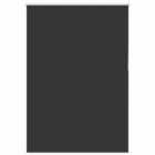 vidaXL Roller Blind Blackout Black 100x130 cm Fabric Width 95.7 cm Polyester